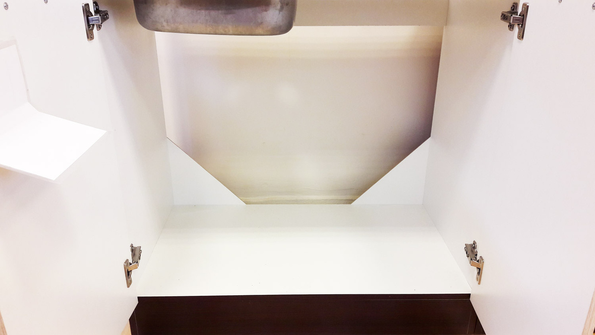 Modulopvaskeskab med låger Eli Light 107