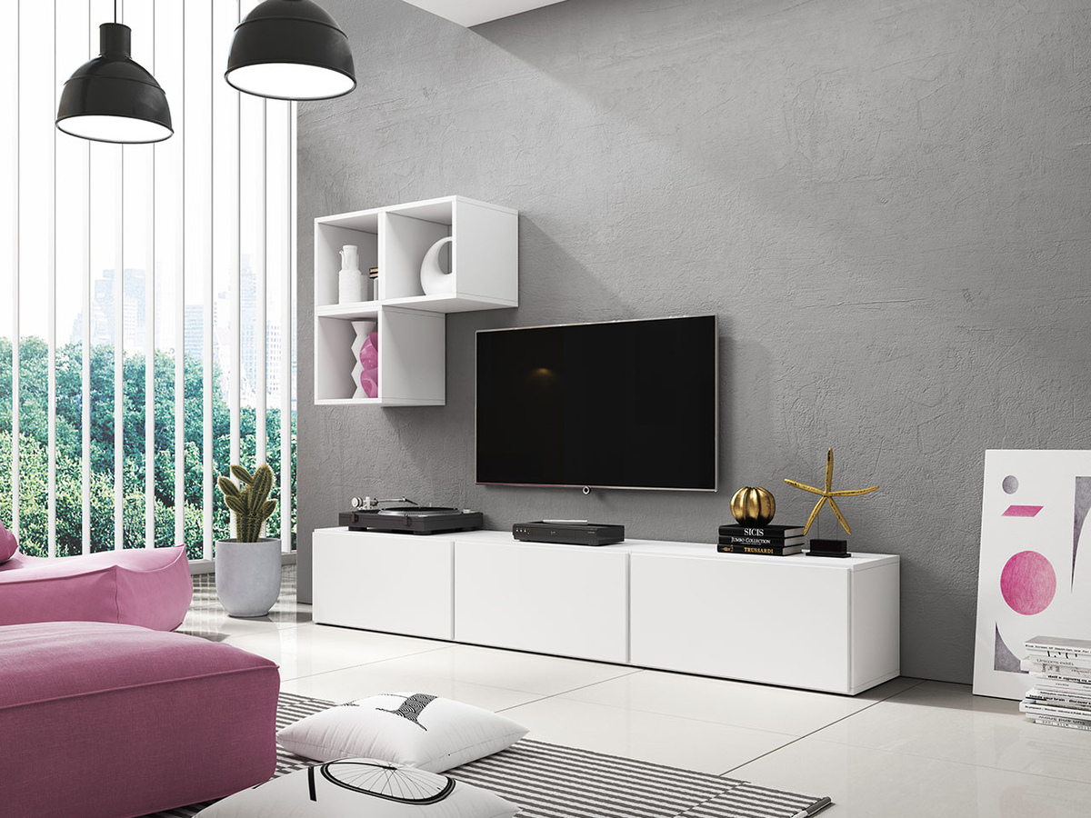 Stuemøbelsæt Corbele 111 (Hvid)